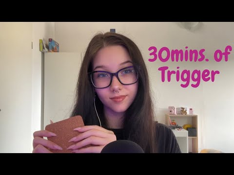 ASMR | 30 Minutes of Trigger to get to sleep fast💤 (german/deutsch) #asmr