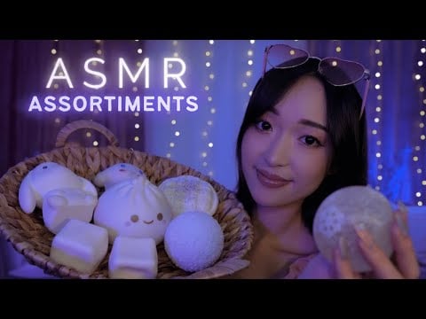1H ASMR multi-triggers 🎁 7 thèmes, 36 triggers (assortiments ASMR)