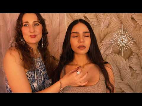 asmr reiki session ᯓ crown, throat & heart chakra