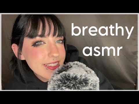 ASMR Chaotic Breathy Whisper Ramble ~ up close, hand sounds