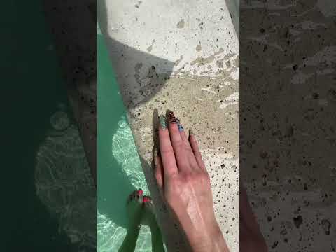 random tingles at the pool #asmr #lofiasmr #poolasmr #relax
