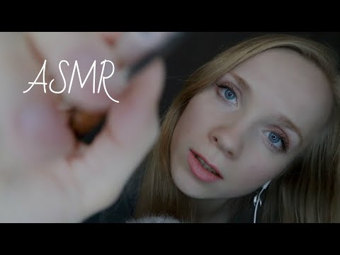 АСМР РИСУЮ НА ТВОЕМ ЛИЦЕ🎨ПРИКОСНОВЕНИЯ КИСТОЧКАМИ🖌️ ASMR I DROW ON YOUR FACE