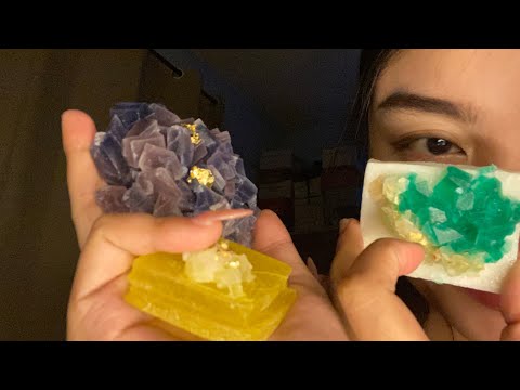 Trying CRYSTAL CANDIES !! ASMR 🔮💎