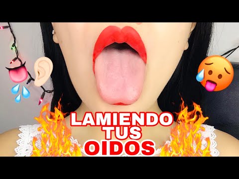 👅🔥ASMR LAMlEND0 TUS OREJAS👅🔥SONIDOS COSQUILLOSOS