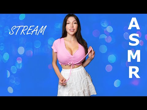 АСМР стрим общение шепотом перед сном ASMR stream