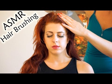 ♥ Wow! ASMR Hair Brushing, Head Massage w/ Hair Play, Soft Spoken Whisper, 3d Binaural Relaxation ♥