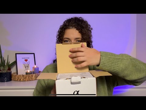 1 Year of ASMR 🎉 Whispered Thank You + Unboxing + Looking Back 