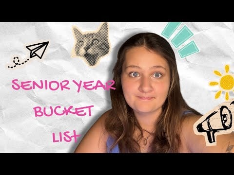 2027 SENIOR YEAR BUCKET LIST (and I’m ACTUALLY doing it)