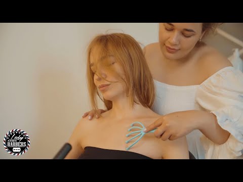 Deep Relaxation ASMR Massage by Barber Lady Elle for Skinny Girls
