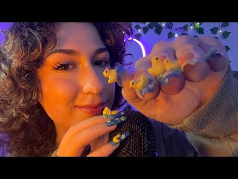 ASMR 🐥ALMOST Scratching your Brain so close it tingles "Quack Quack🪿✨️" #sleep 