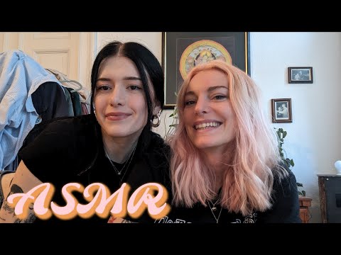 lo-fi ASMR 💜 on my best friend - head massage and hair play