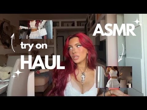 ASMR - TRY ON HAUL VINTED (Dress, top, bags, shoes..)✨💗