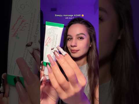 ASMR face massage before bed 😴 with AXIS-Y Correcting Glow Serum 😍❤️ #axisy #axisyglowserum