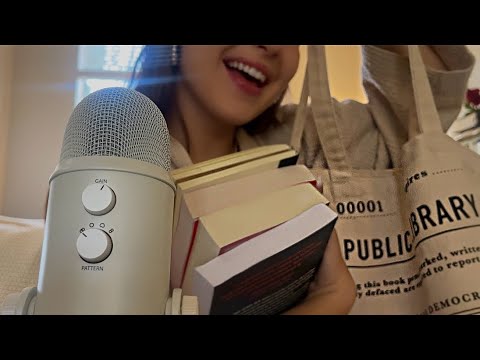 ASMR | BARNES & NOBLE HAUL🤎📚(book tapping + whisper rambles)