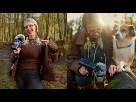 🎧 The Sound Feels So Real | ASMR Mic Test – Whispering Outdoors with Zoom H5 Studio