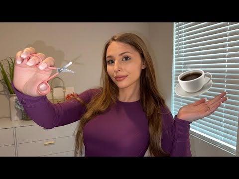 ASMR Roleplay | Gossipy Hair Stylist Gives You a Trim 🪮💇‍♀️🤫 (+ Hair Clipping & Combing Sounds)