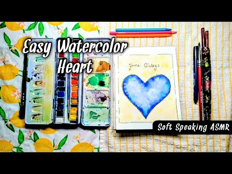 ASMR Paint w/ Me 🎨 Tracing, Brushing & Soft Speaking #watercolorpainting 