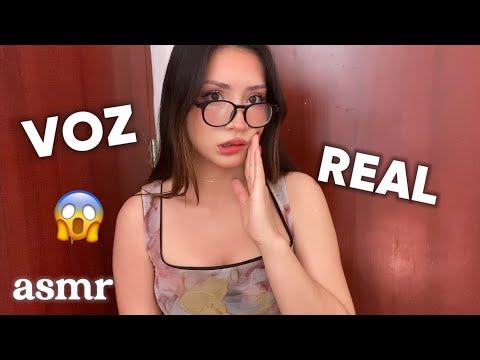 ASMR con mi VOZ REAL 🌸 ¿TE RELAJA?