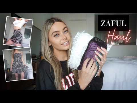 ASMR Clothing Try-On & Accessory Haul | ZAFUL