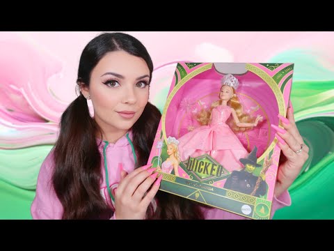 Wicked Movie Merch ASMR | Nail Tapping Sounds 🩷💚 Relaxing & Calming ASMR Experience