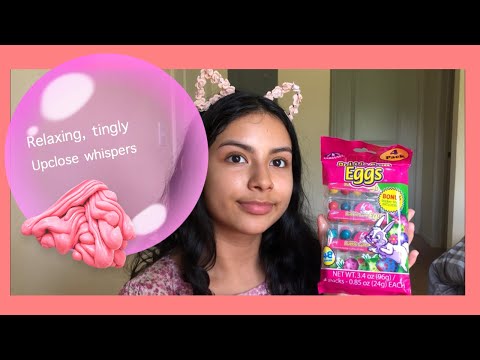 ASMR Upclose Whisper & Loud Gum Chewing