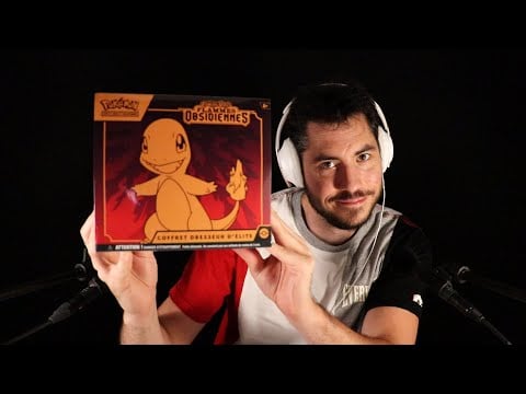 ASMR ETB FLAMMES OBSIDIENNES - Ouverture Boosters Pokemon