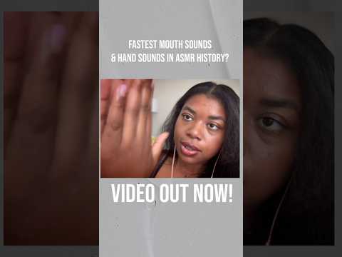 Don’t believe me? Click link to watch👆🏾 #asmr #mouthsounds #handsounds