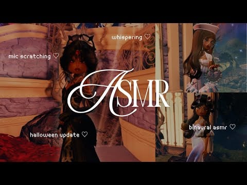 ♡ asmr roblox dti ⋆˚࿔🎃 deep mic scratching + whisper rambles •ᴗ• gaming asmr