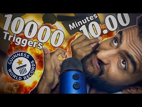 ASMR 10000 TRIGGERS IN 10 MINUTES 