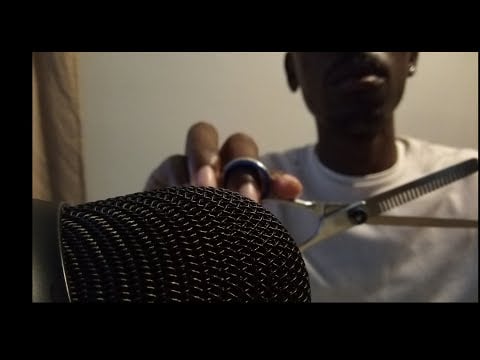 [ASMR] Binaural Haircut sounds assortment / ramble