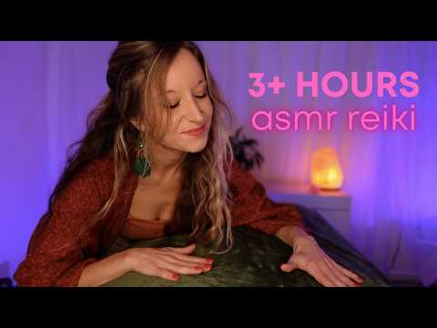 3+ Hours Of ASMR Reiki For Deep Sleep, Relaxation And Healing 💙 Reiki, Crystals, Personal Attention