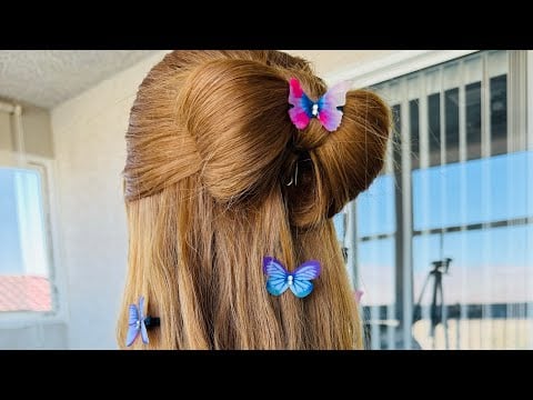 ASMR 🎀 BOW HAIRSTYLE 🎀 Hairstyling - Perfectionist - Hair Fixing - Finishing Touches W/ Accessories