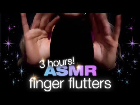 3 HOUR ASMR ✨ Fast & Aggressive Close-Up Hand Sounds | Finger Flutters Only! ⚡️ No talking!