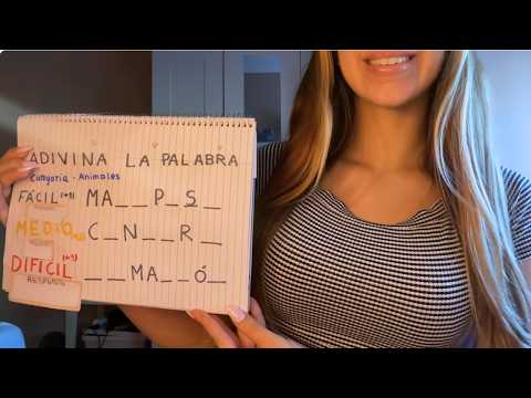 asmr adivina la palabra (asmr en español 🇪🇸)