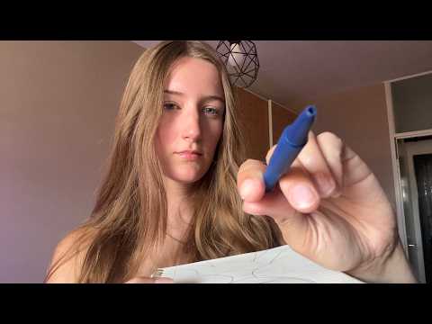 ASMR drawing you in 1 minute (100% accurate)