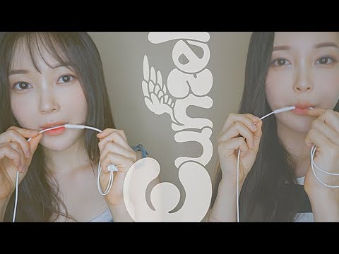 ASMR 100K SUBS❤️TWIN INTENSE MIC EATING❤️Lofi(No Talking)