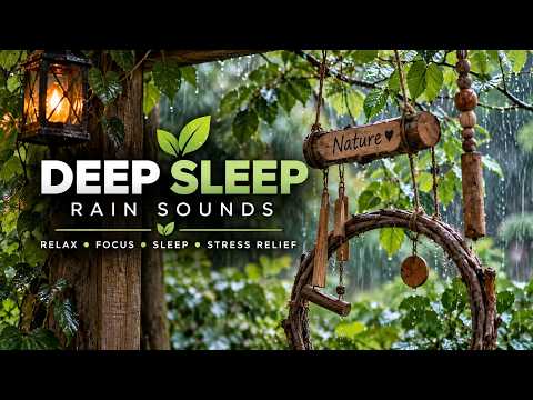 🌧️ LIVE Deep Sleep 🌙 | Real Rain Sounds in the Forest | Relax, Sleep & Stress Relief