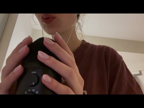 ASMR catching you up on life with mic scratches