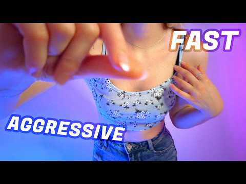 ASMR - 5 triggers (part 2) Fast and Aggressive Sounds [No Talking]