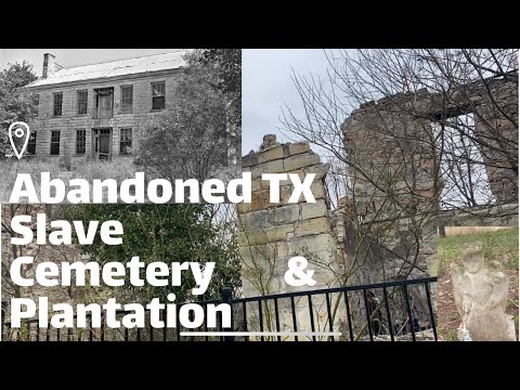 ABANDONED TX Cemetery & Plantation Walk-through | ASMR (crunchy leaves)