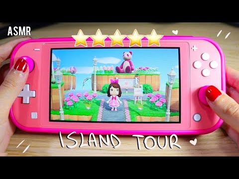 ASMR Te enseño Mi ISLA de 5 Estrellas de ANIMAL CROSSING 🥰 (+ mi dream code!)♥