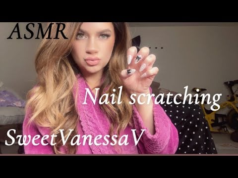 ASMR Nail Scratching Relaxing to Sleep