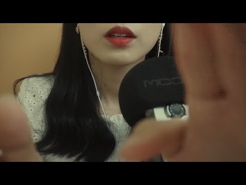 ASMR | 단어반복과 카메라 터칭 핸드 무브먼트 | 팅글 조합 | 쓰담/톡톡/콕콕/토닥