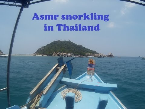 GOPRO ASMR - relaxing underwater sounds - snorkling in Thailand