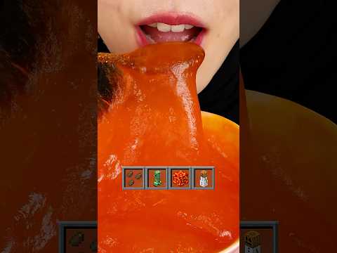 ASMR MINECRAFT FOOD :)