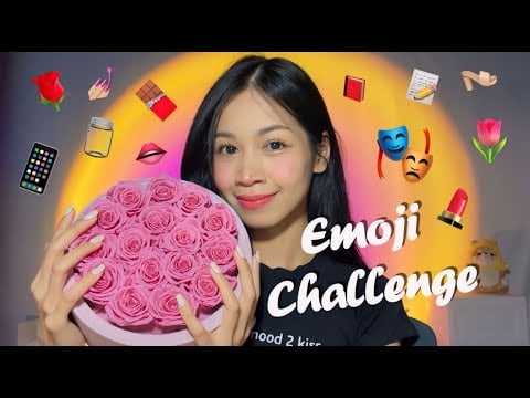 ASMR Emoji Challenge | What’s Your Favorite Emoji? (ft. Rose Forever🌹)
