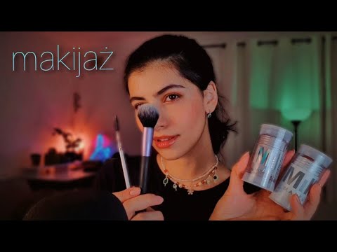 ASMR po polsku ROBIĘ CI MAKIJAŻ *podkładane dźwięki* 👄