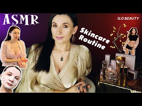 SKINCARE ROUTINE / JLo Beauty ASMR Review