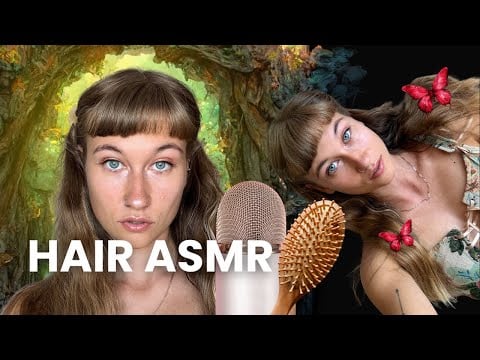 ASMR Hair Brushing & Scalp Massage (Tingly Relaxation for Sleep)