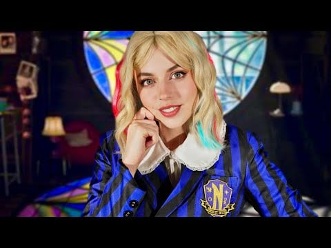 ASMR Enid Is Obsessed With You | Wednesday Roleplay | Personal Attention, ASMR For Sleep